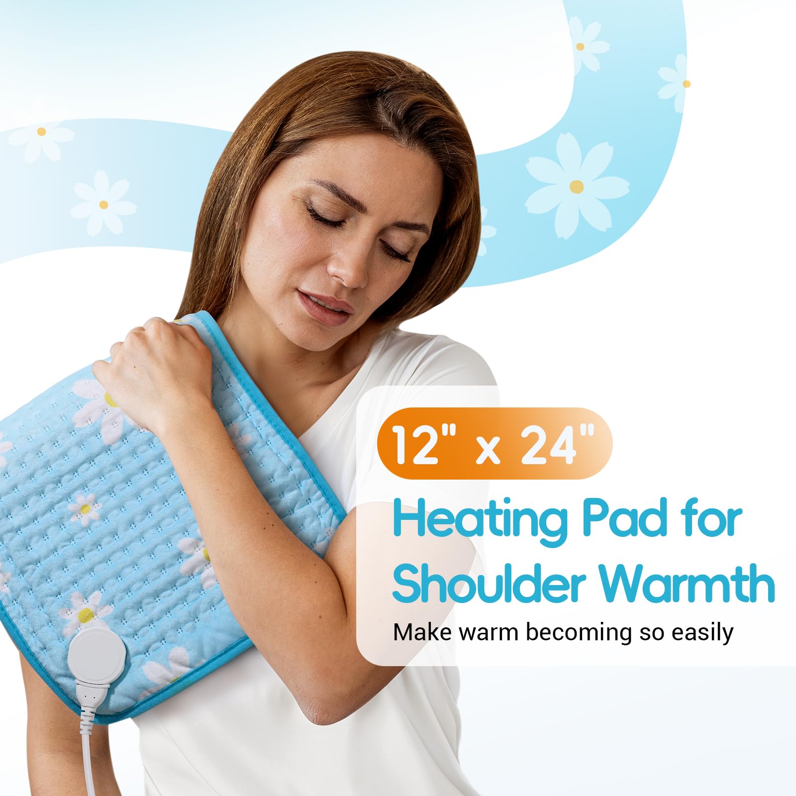 Arrêt automatique de 2 heures du coussin Comfytemp pour sécurité.