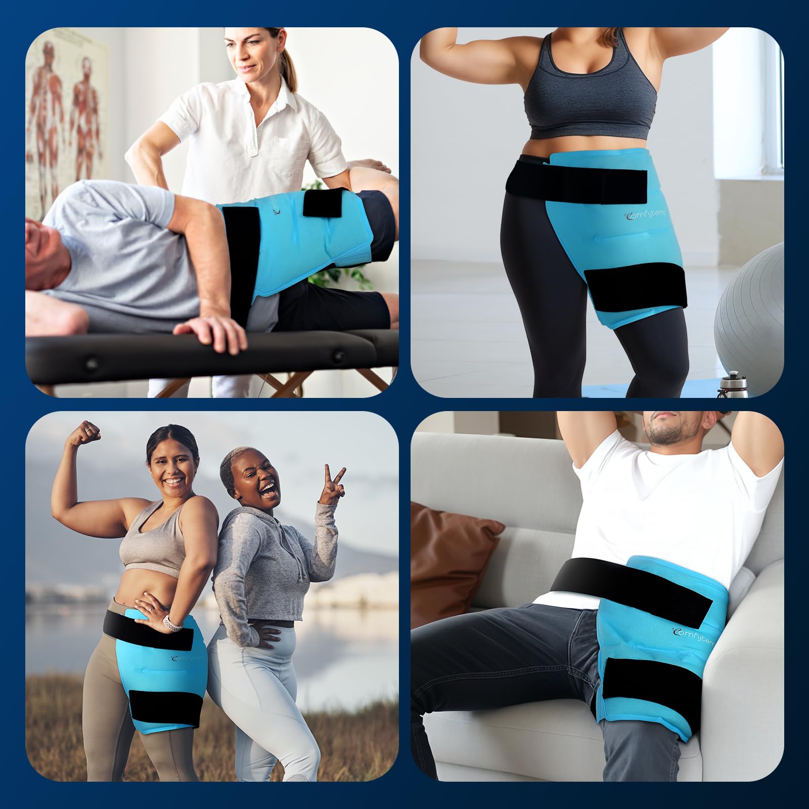 Comfytemp couture double etanche anti-fuites et nettoyage facile.