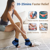Couverture complète cheville et talons par Comfytemp pour chaleur ciblée