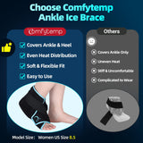 Comfytemp couverture-large couvre talon et arche pour une thérapie homogène.