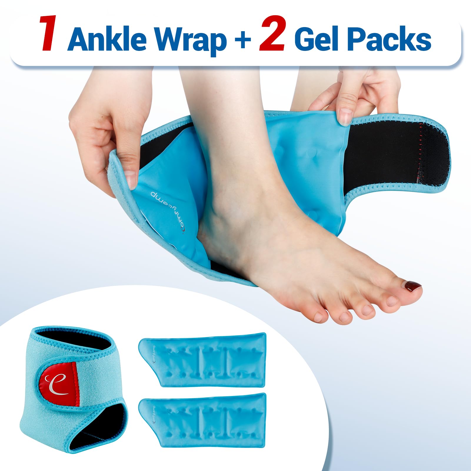 Comfytemp design ergonomique bandeau-cheville, ajustement personnalisé