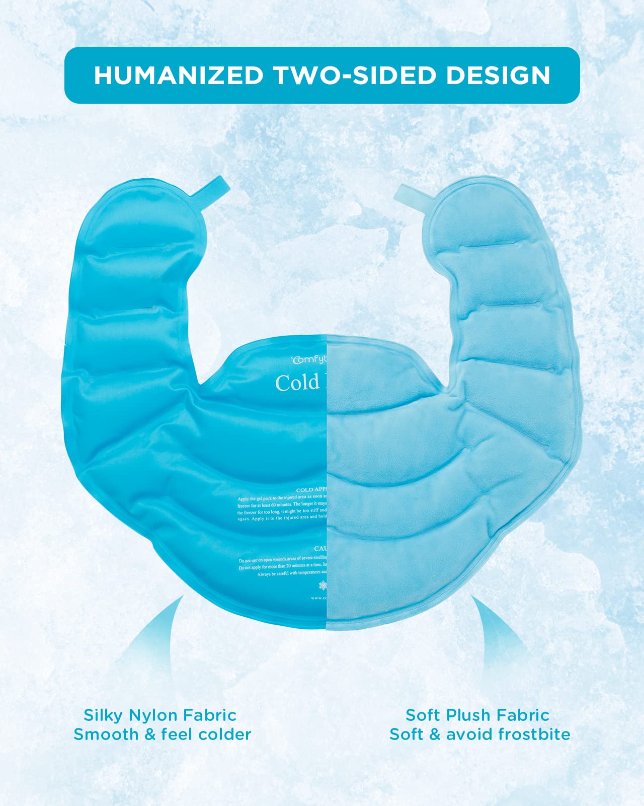 Comfytemp distribution-gel égal, froid homogène sur les épaules.