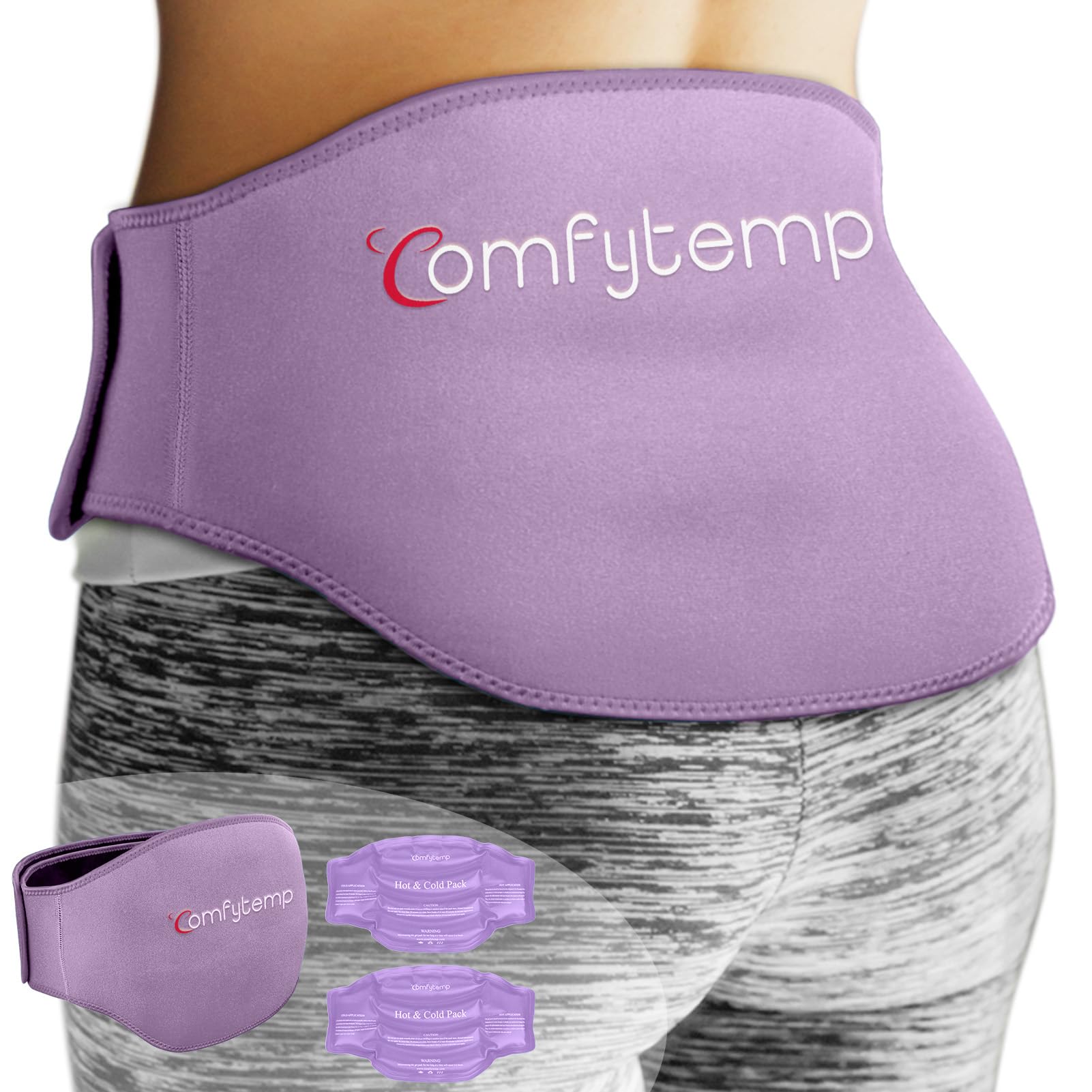 Comfytemp dos-glace-2-pack: soulagement ciblé avec thérapie chaude et froide.