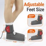 Comfytemp douceur flanelle intérieure offre chaleur confortable autour du pied.