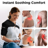 Comfytemp épaule-chauffante douceur-flanelle sur peau sensible et agréable.