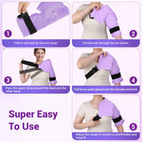 Comfytemp épaule gel réparti uniformément, chaleur homogène.