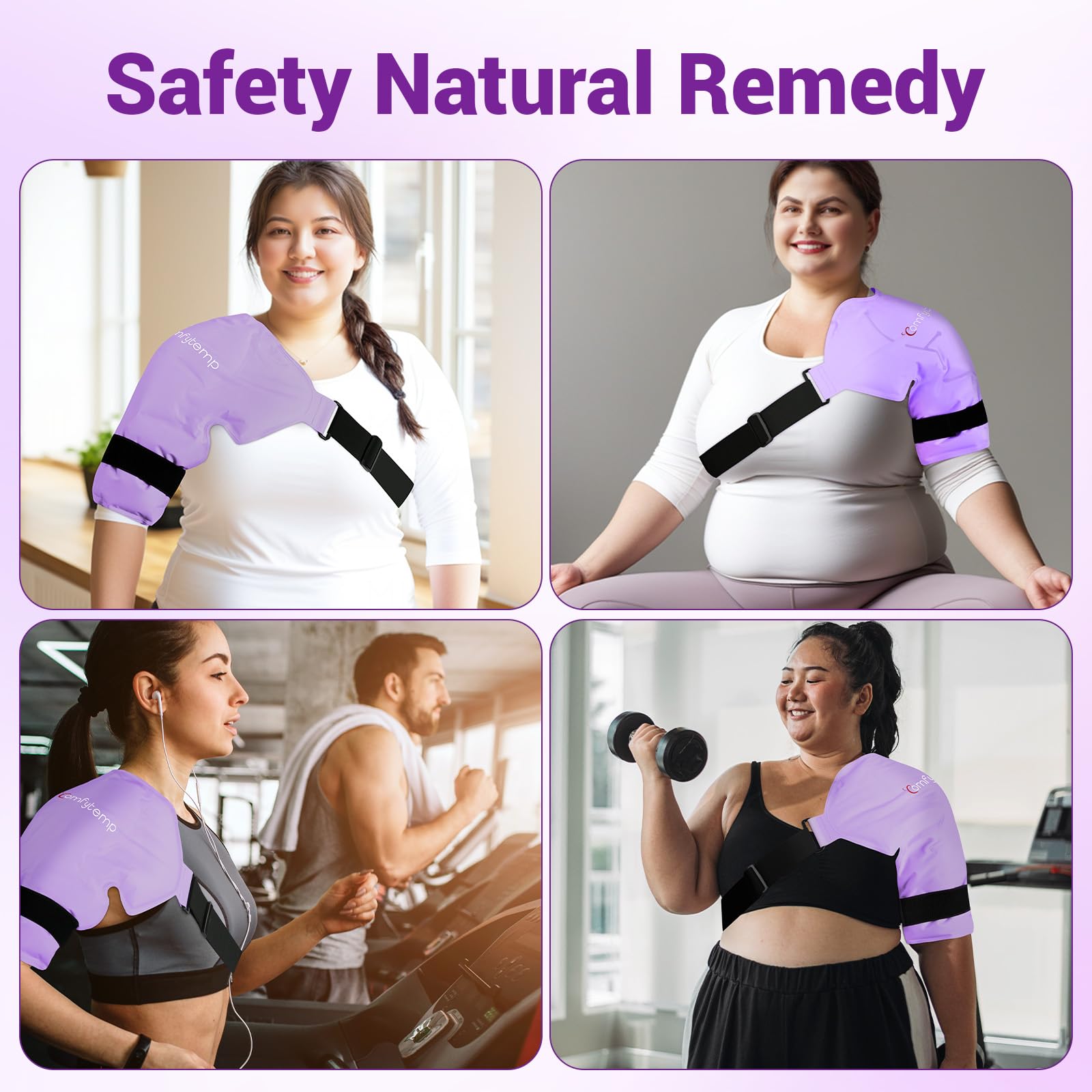 Comfytemp épaule réutilisable, idéal pour soins à domicile.