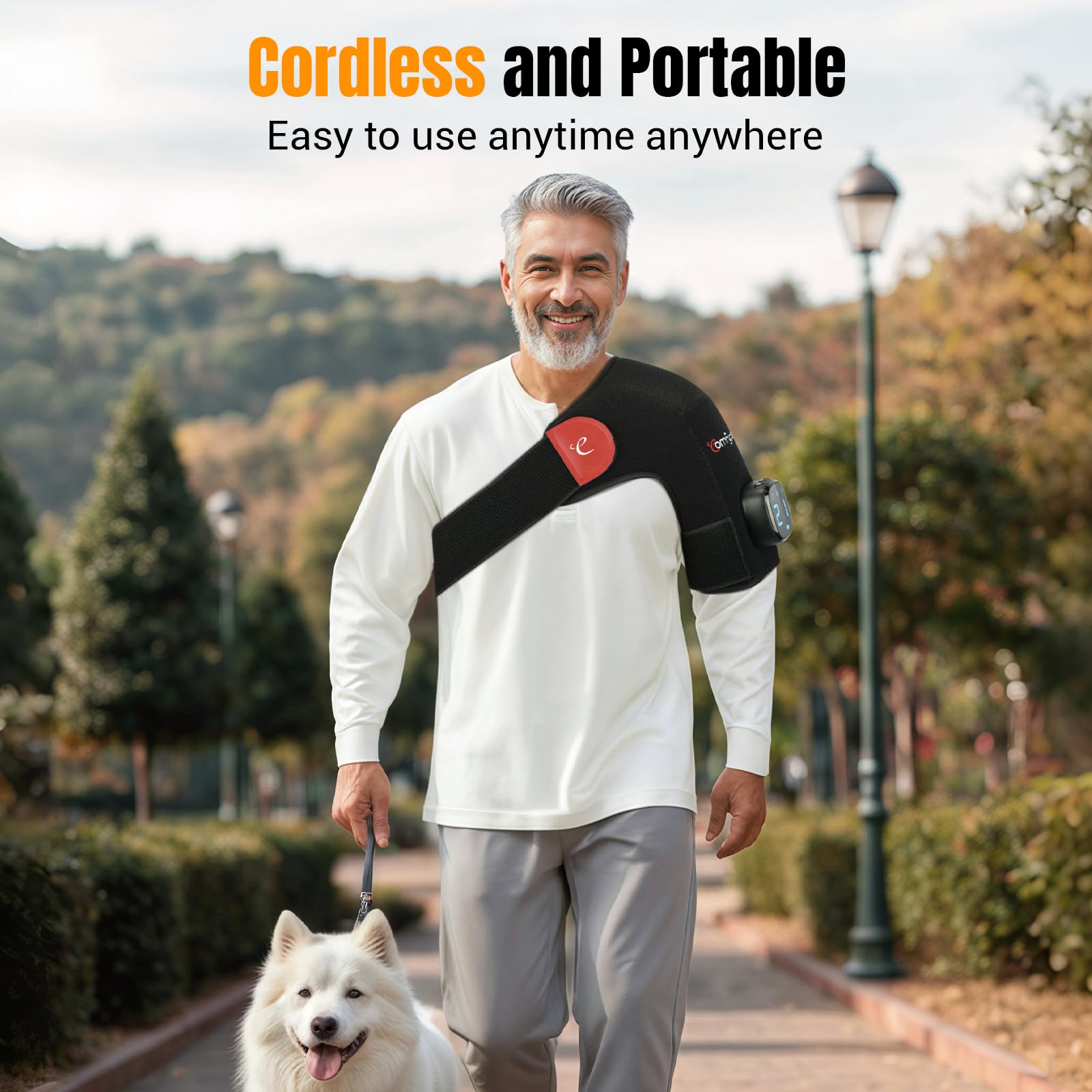 Comfytemp avec batterie rechargeable offrant une autonomie prolongée.