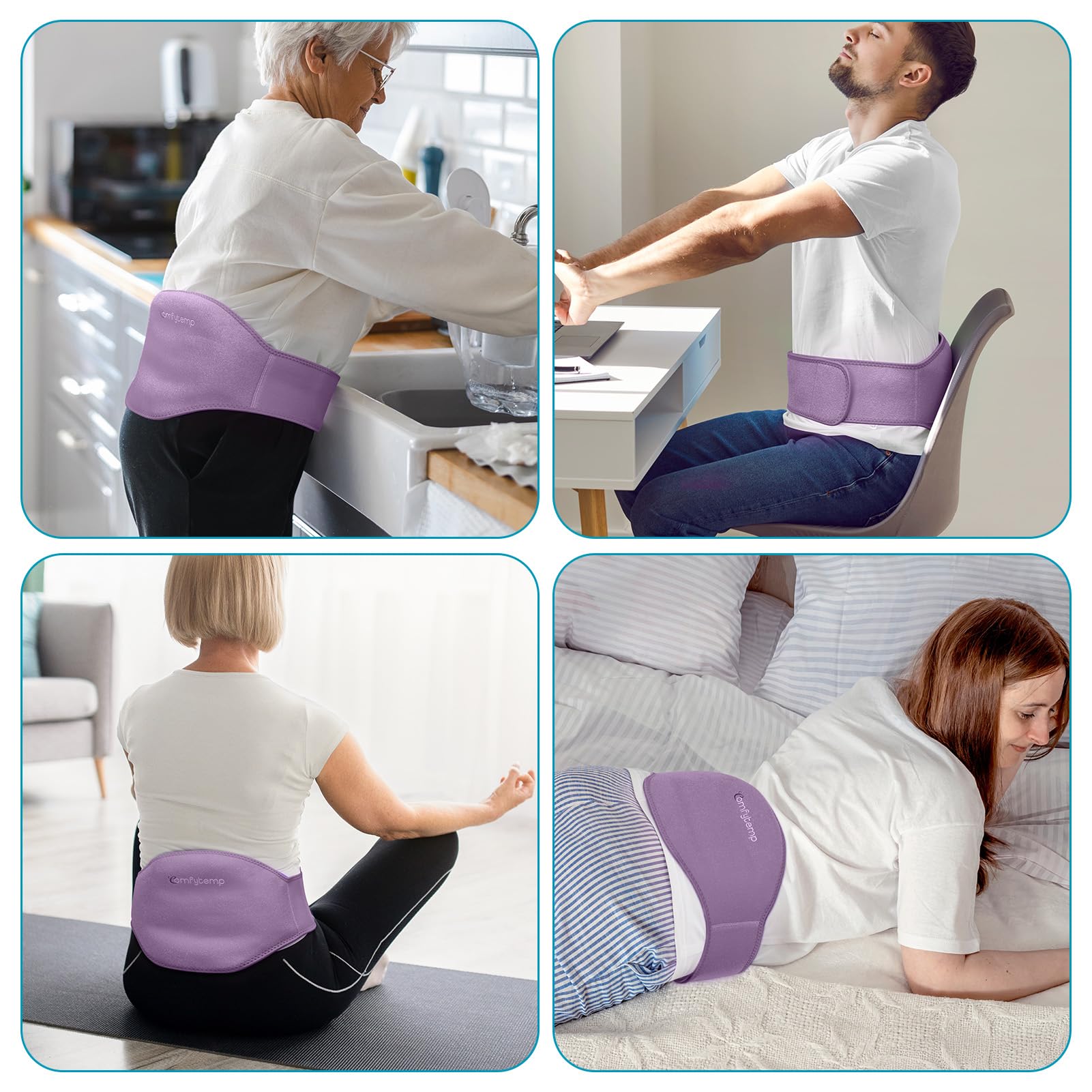 Comfytemp étanchéité-double-coutures: protection contre les fuites pendant l’usage.