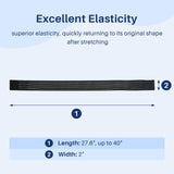 Extendeur élastique Comfytemp avec attache agrippante, maintien sûr.