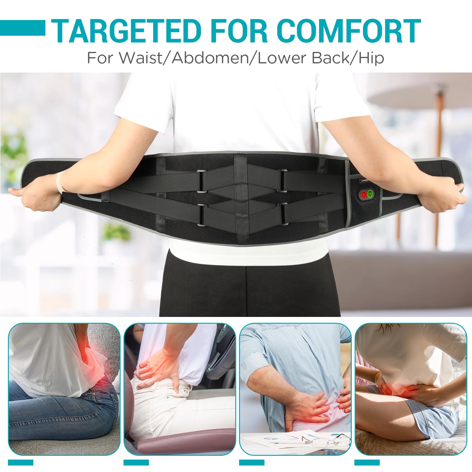Comfytemp extension ceinture jusqu’à 58 pouces pour toutes tailles