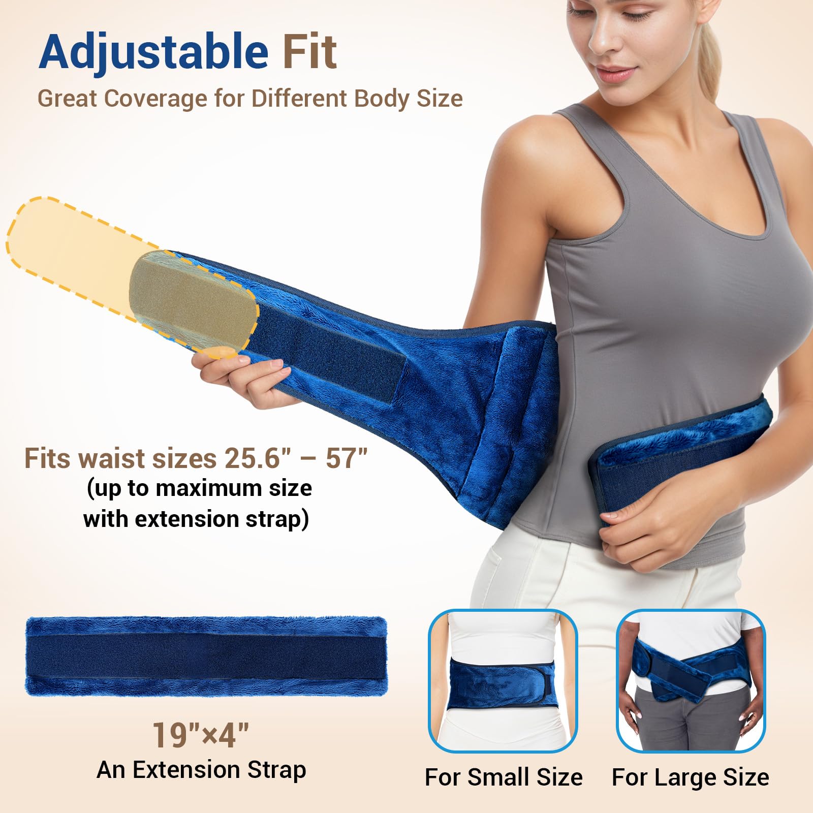 Comfytemp remplissage en graines de lin offre chaleur humide naturelle