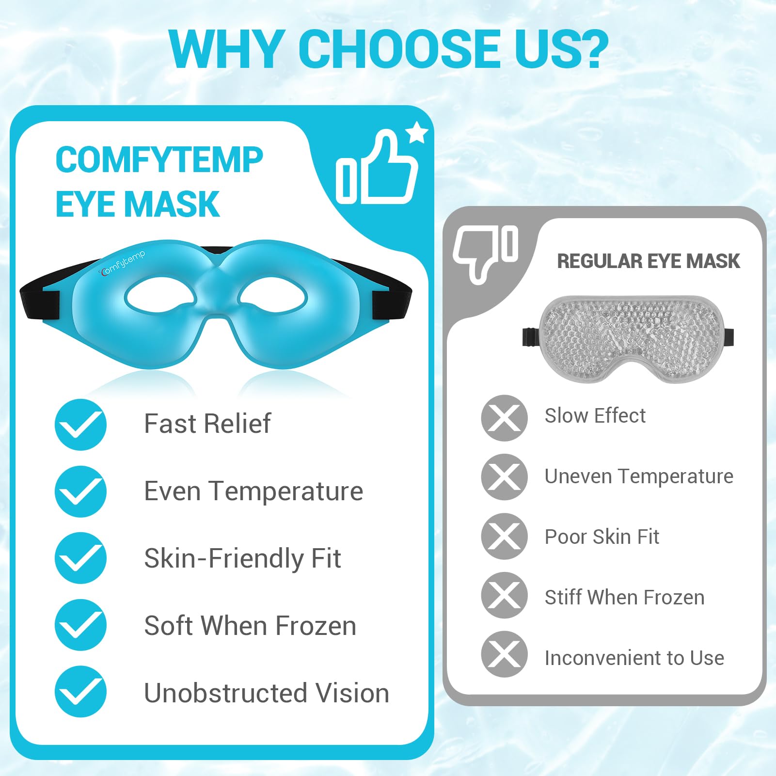 Conception 3D du masque Comfytemp épouse les contours pour un confort optimal.