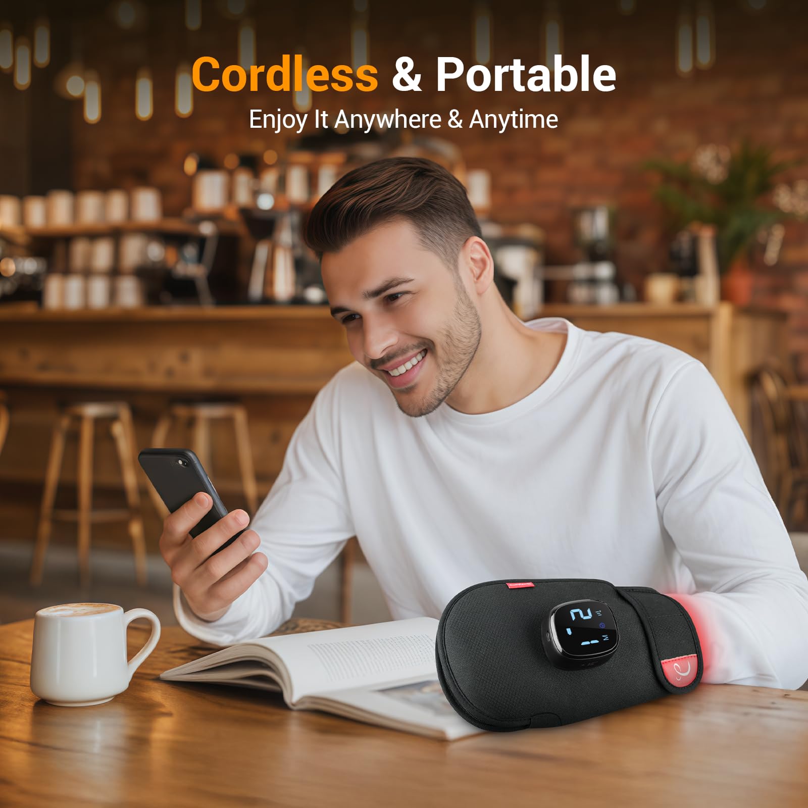 Gant Comfytemp, batterie 5000mAh et autonomie portable.