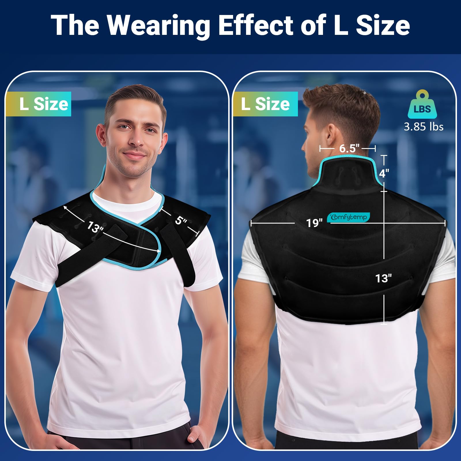 Comfytemp gel-avant-verrouille aide à prévenir le glissement et maintien.