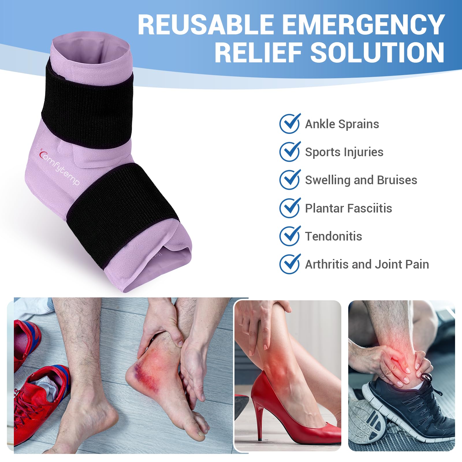 Comfytemp: gel en plus de 30% pour une thérapie plus longue et efficace.