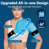 Comfytemp gel épaule grande taille: couverture généreuse pour zones sensibles.