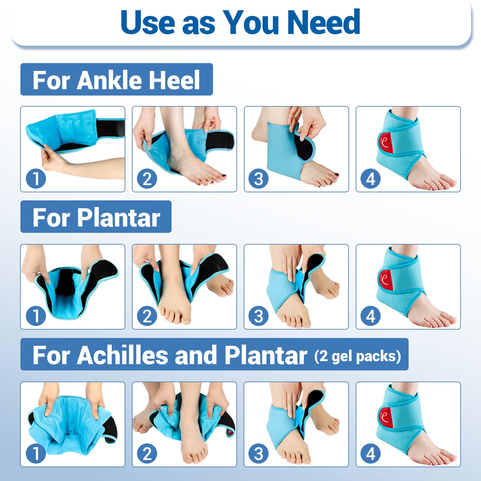 Comfytemp gel expert doux et flexible, idéal pour le gel pack