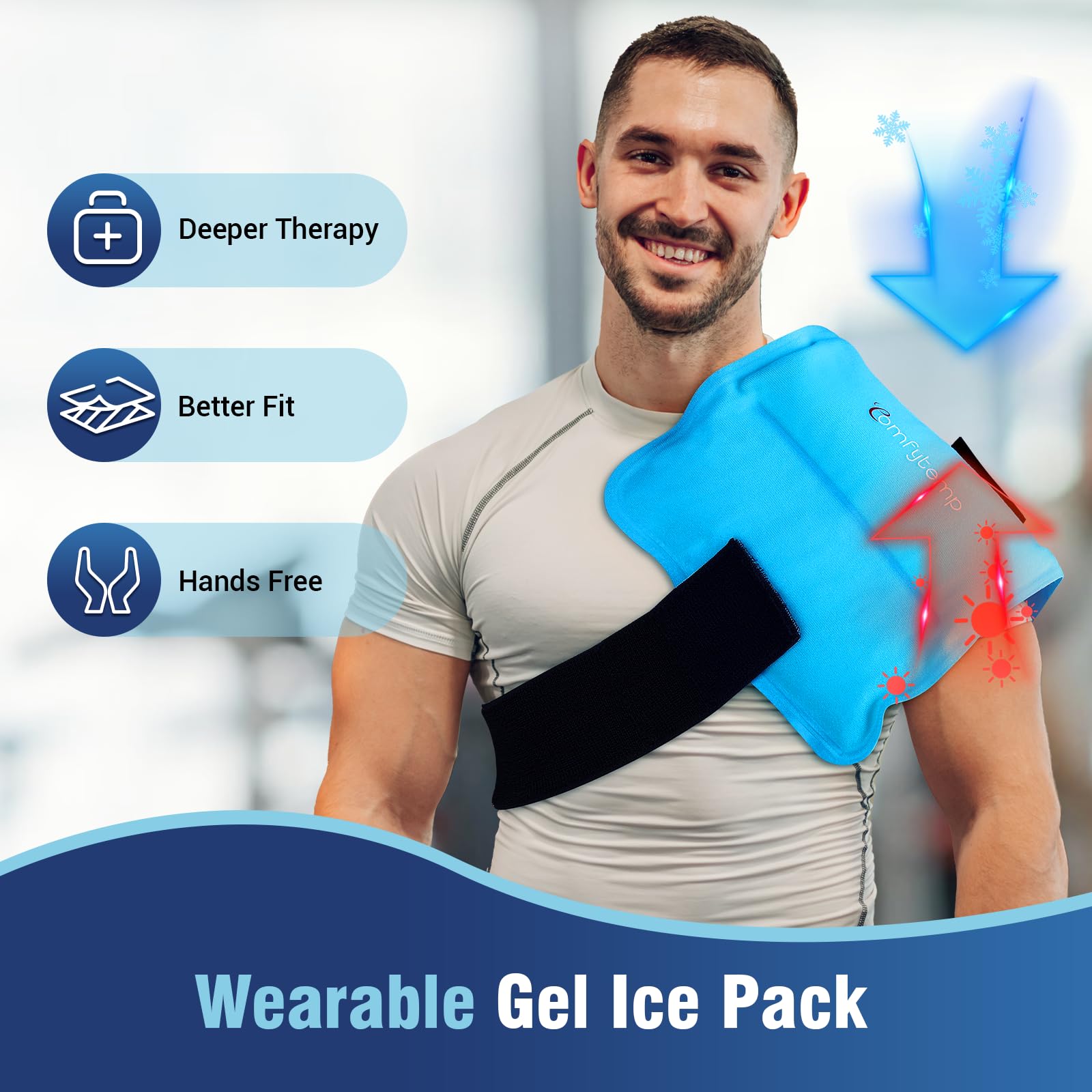 Comfytemp gel glace dos : confort durable pour le dos douloureux.