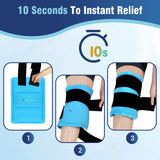 Comfytemp gel glace genou : soulagement ciblé pour les articulations.