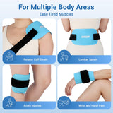 Packs gel ComfyTemp, froid et chaud flexible pour relaxation musculaire.