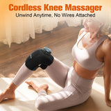 Genou chauffant sans fil Comfytemp montre le massage par vibration ciblé