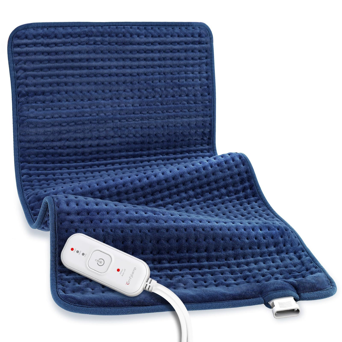Comfytemp grand dos 33x17 offre une couverture généreuse idéale pour le dos et les épaules.