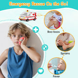 Poche froide Comfytemp pour enfants avec ambulance, soulage des petits inconforts.