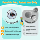 Poche froide Comfytemp pour enfants avec excavatrice, adaptée aux zones sensibles.