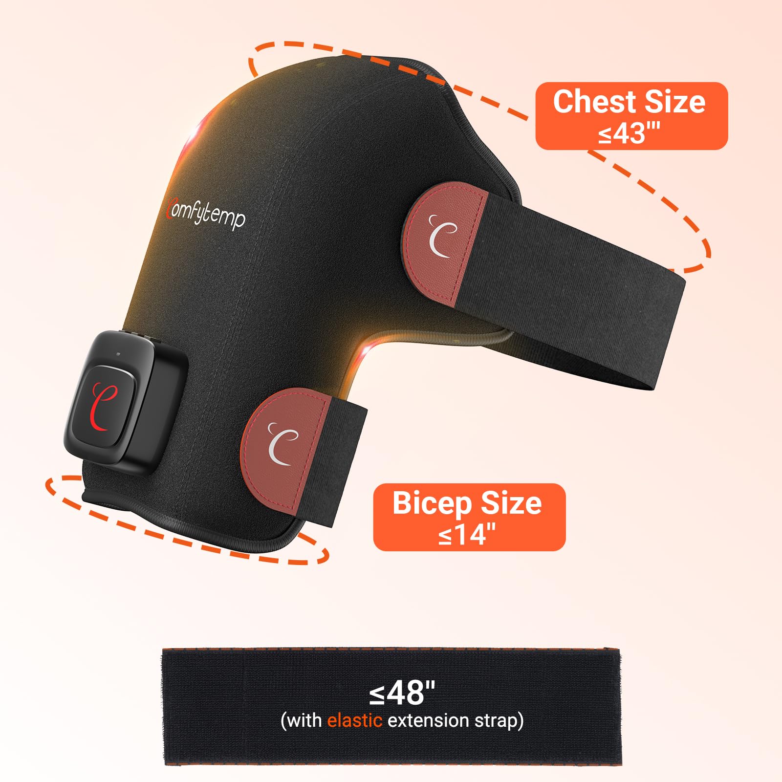 Comfytemp lumière infrarouge proche pour une pénétration ciblée