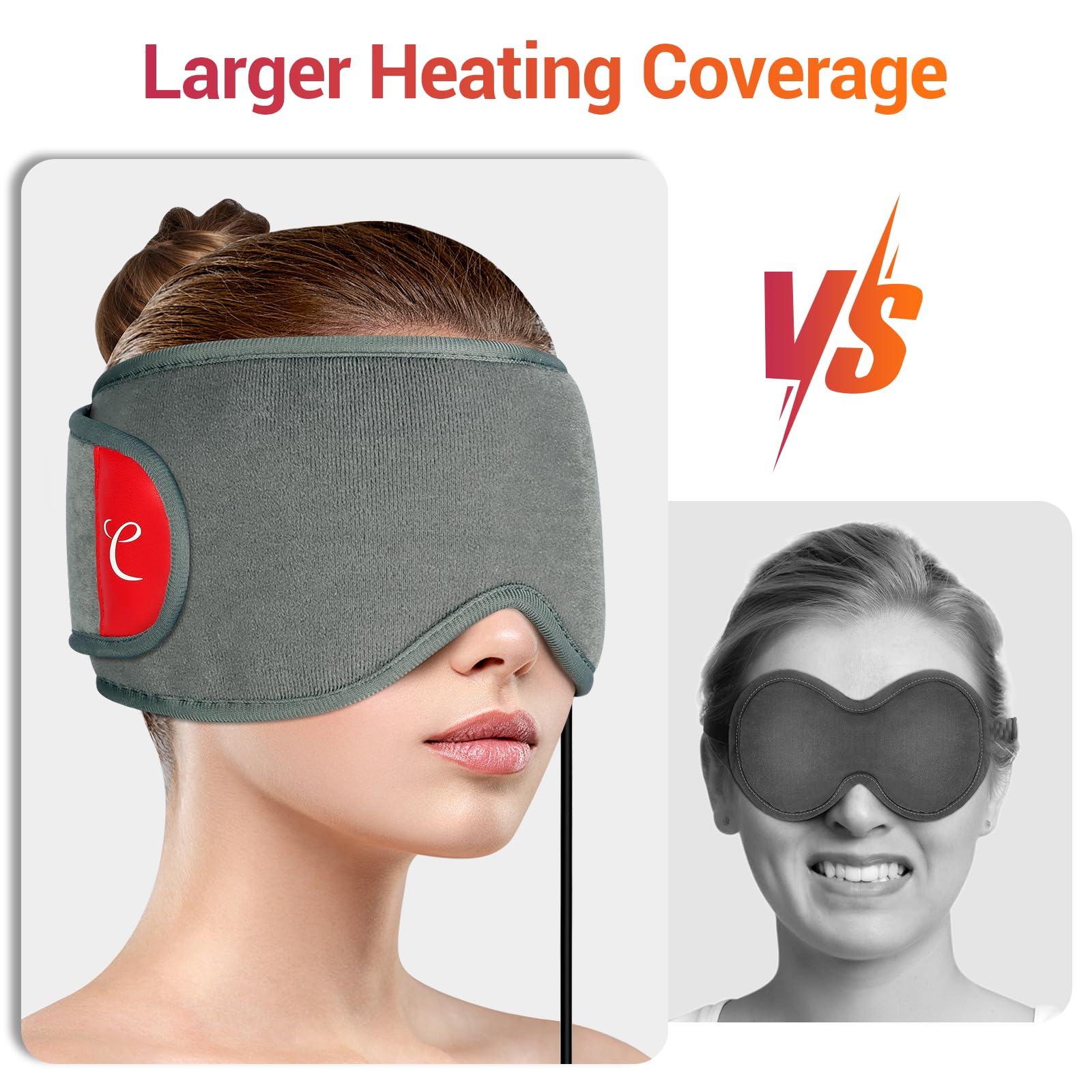 Comfytemp masque yeux taille reglable: s'adapte à la plupart des tours de tête.