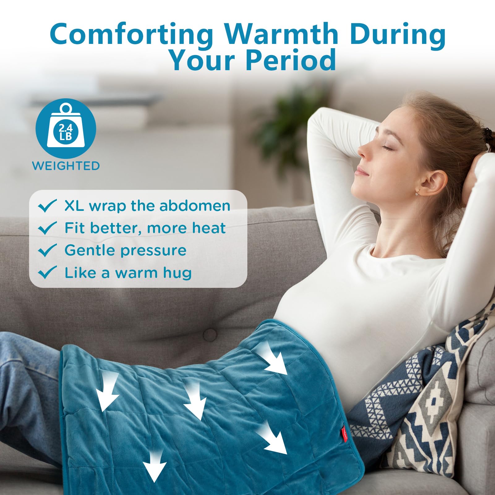 Comfytemp chaleur ciblée pour nuque et épaules, pour une détente rapide au quotidien.