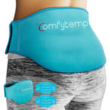 Comfytemp pack gel dos: deux packs pour thérapie chaude et froide du dos.