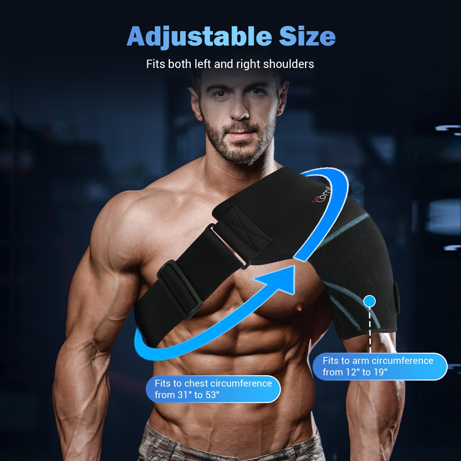 Pack-gel flexible Comfytemp, adaptable à différentes zones.