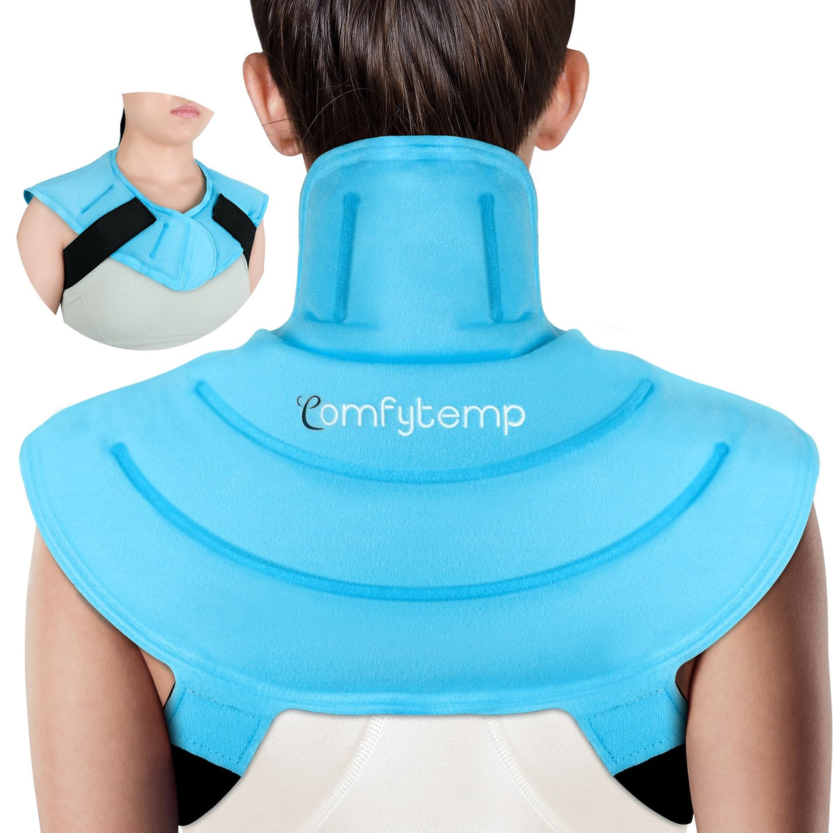 Poche de glace Comfytemp pour cou et épaules, gel ciblé.