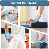 Comfytemp poignet glace wrap utilisation ambidextre convient pour droitier ou gaucher.