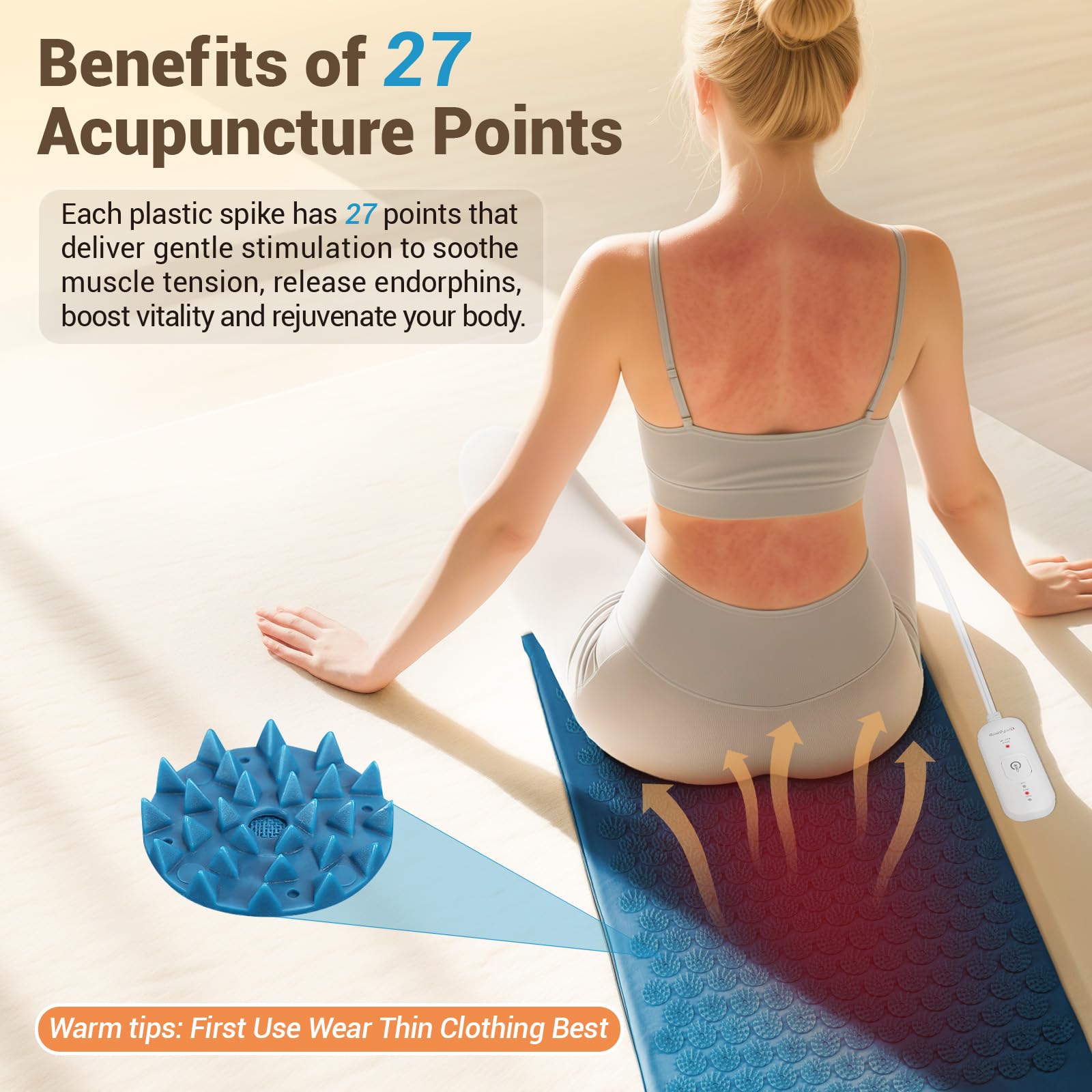Comfytemp réglages chaleur à 3 niveaux pour un confort personnalisé.
