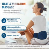 Comfytemp réglages chaleur et massage ajustables pour bien-être quotidien.
