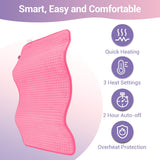 Comfytemp trois réglages de chaleur pour le dos et les épaules.