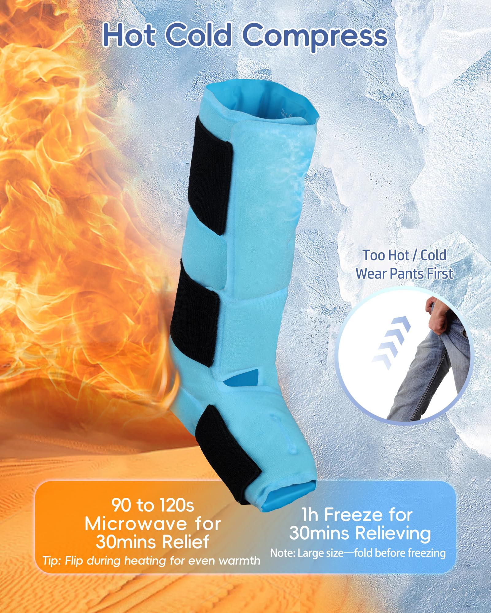 Comfytemp relief multisymptomes – couvre tout le pied pour diverses douleurs