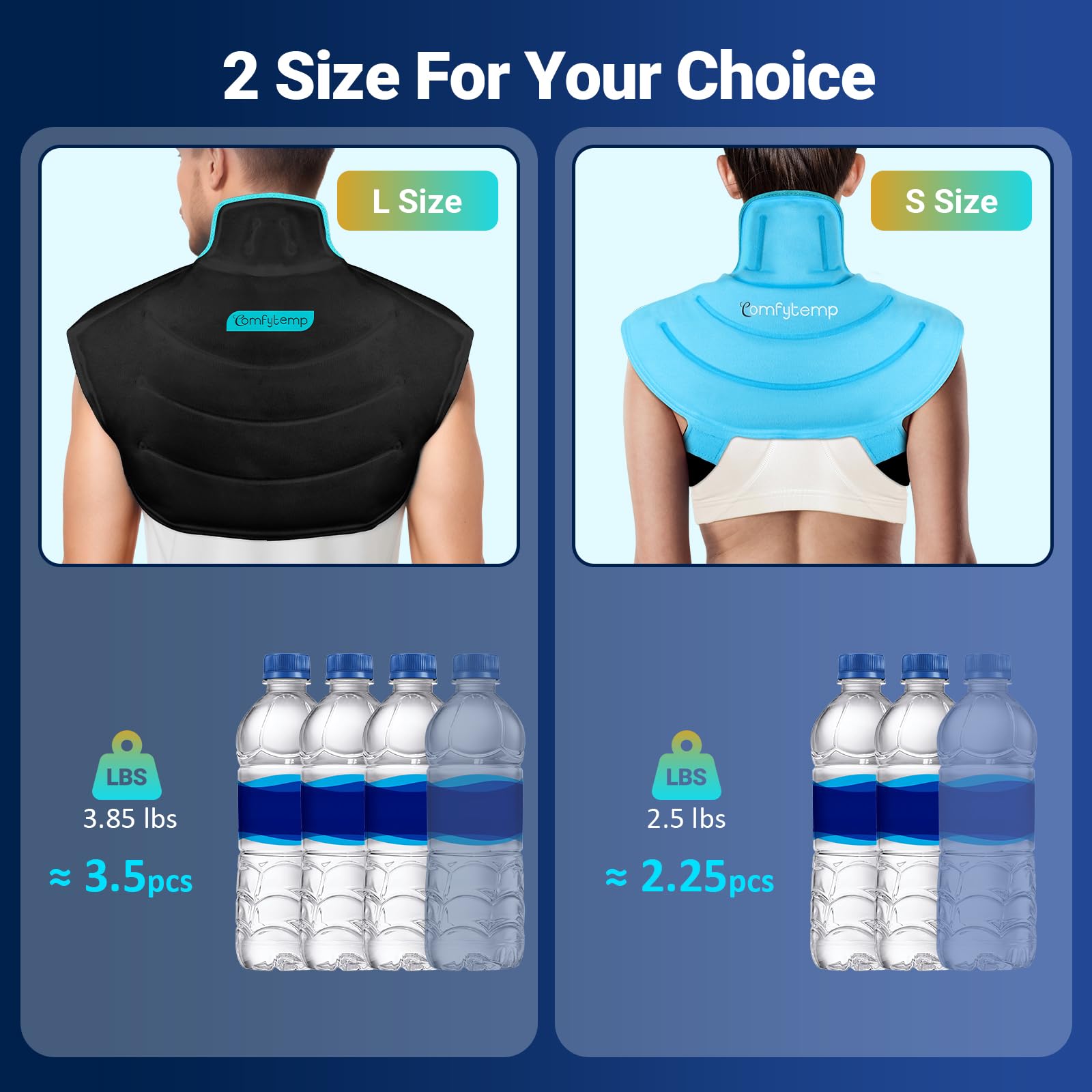 Comfytemp sangles-reglables-cou-epaules assure un ajustement personnalisé et sécurisé.