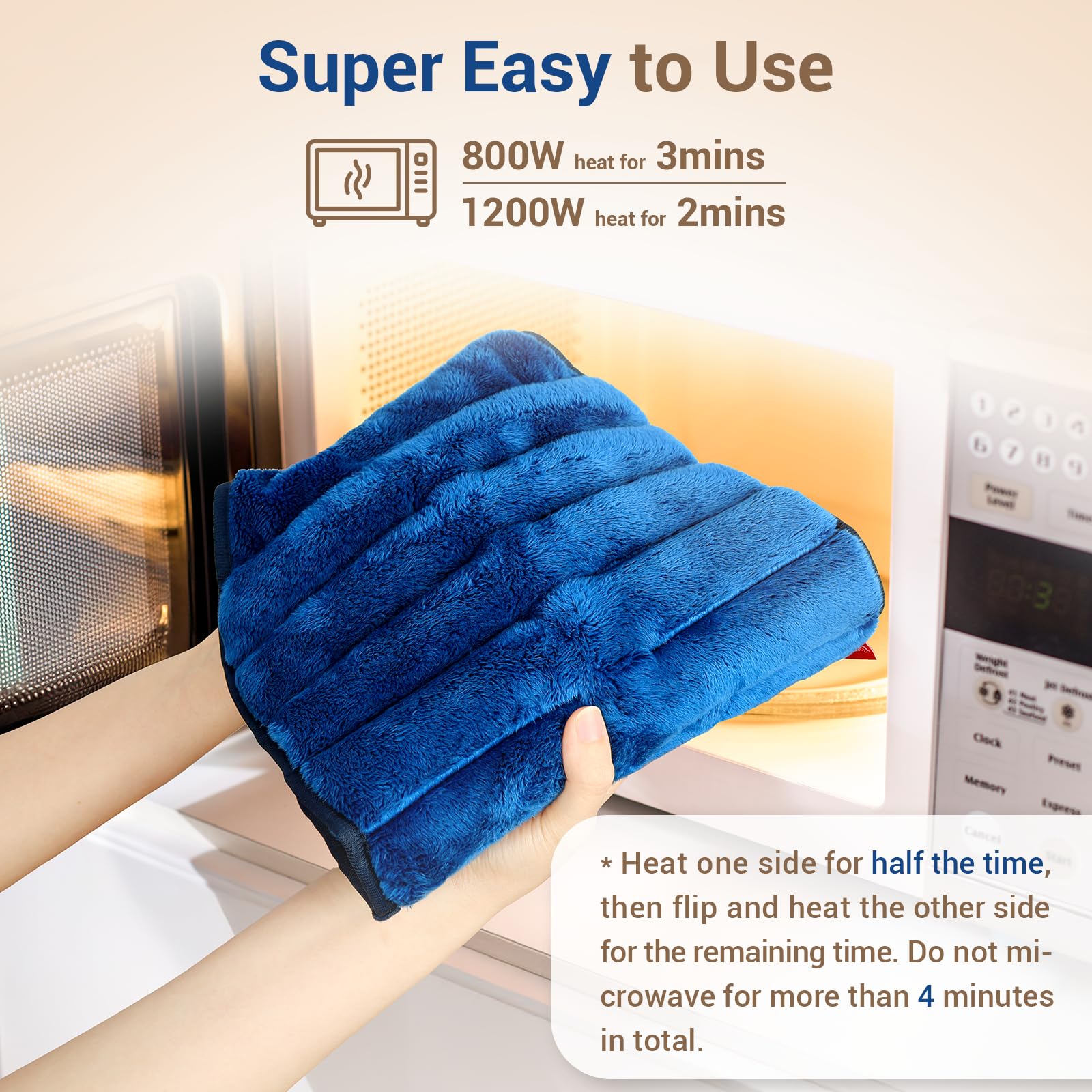Comfytemp housse en flanelle douce enveloppe le produit pour un confort moelleux