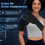 Soutien épaule ergonomique Comfytemp, couverture optimale et confort prolongé.