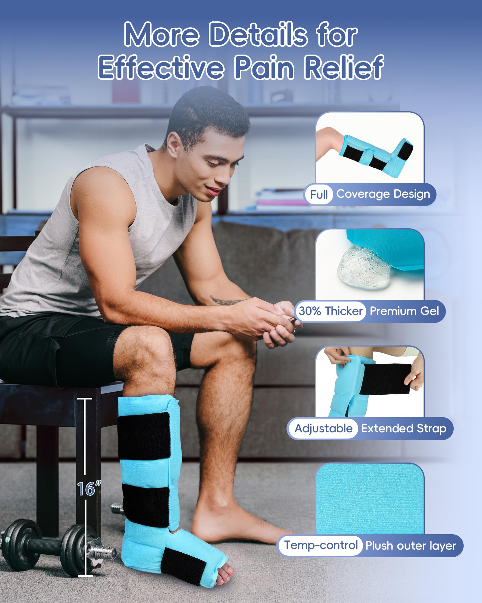 Comfytemp maintien anti-glissement – ajustement sûr lors de la récupération