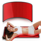Comfytemp tapis rouge couvrant le dos pour détente musculaire.