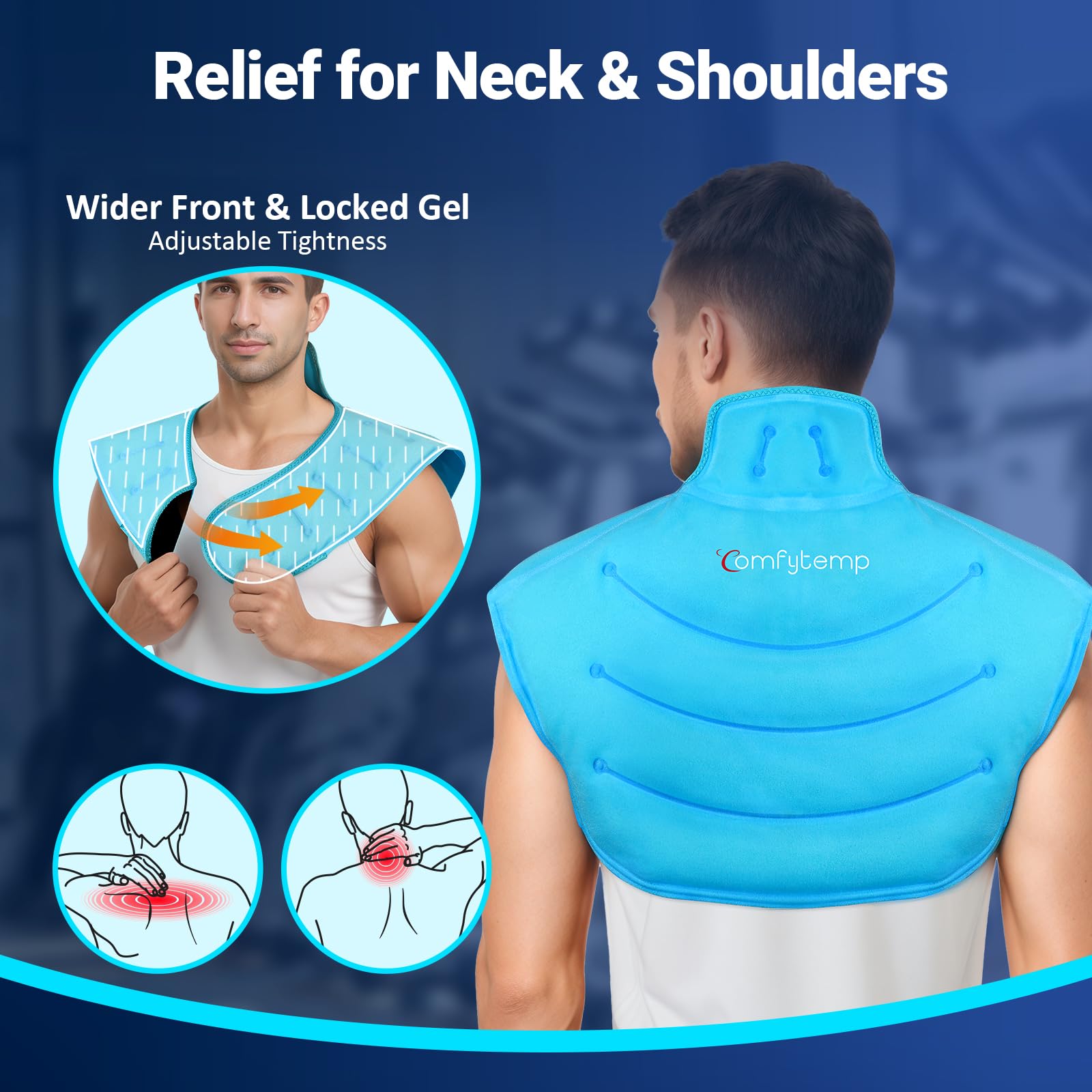 Comfytemp Thérapie chaud et froid 3-en-1 pour récupération flexible.