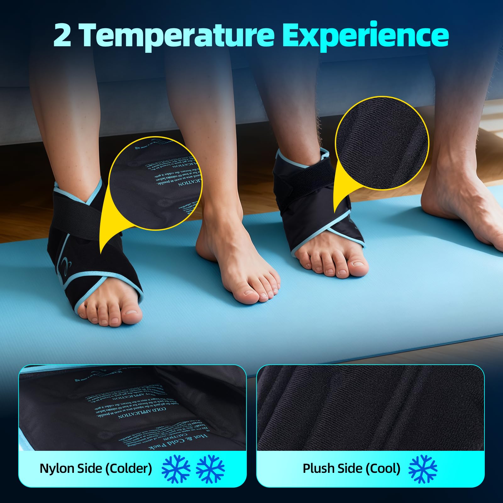 Comfytemp therapie chaud-froid face double offrant frais et chaleur selon vos préférences.
