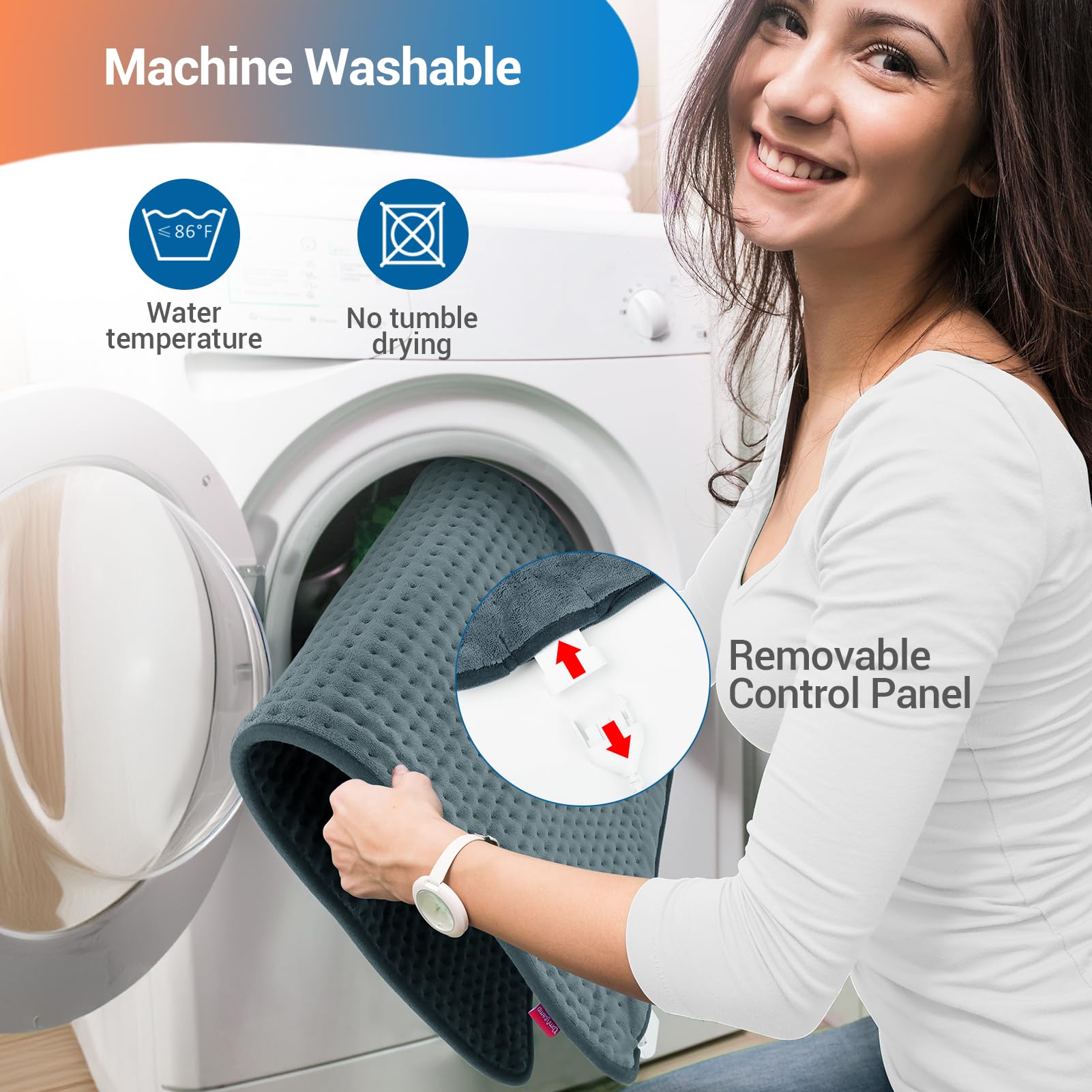 Comfytemp Thermopad arrêt automatique 2h pour sécurité.