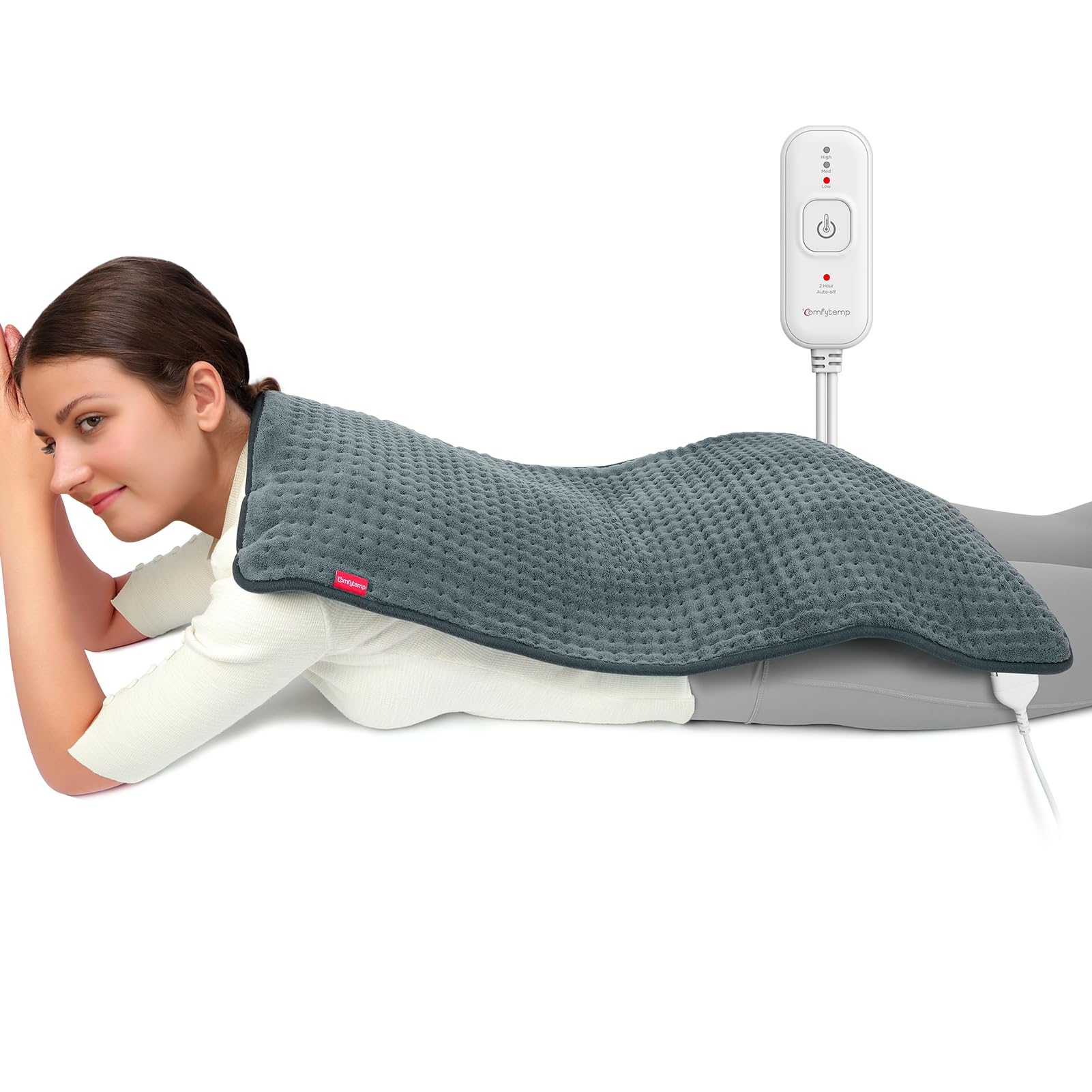 Comfytemp Thermopad dos 33x17 offre une couverture chaude.