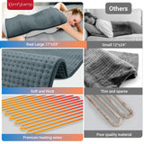 Comfytemp Thermopad flanelle ultra-douce, lavable en machine.